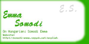 emma somodi business card